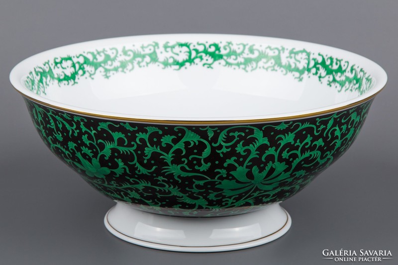 Huge fruit bowl with pivoine imperiale pattern from Herend #mc0458