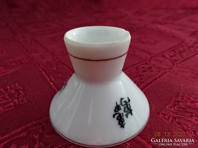 Japán porcelán pálinkás kupica, magassága 4 cm. Vanneki!