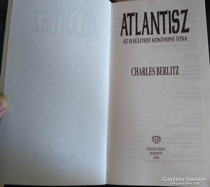 Berlitz útikönyvek: Atlantisz, az elsüllyedt kontinens titka, ajánljon!