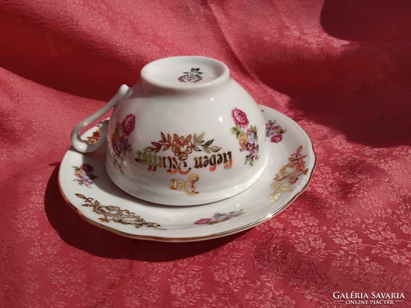 A wonderful porcelain cup with a bottom