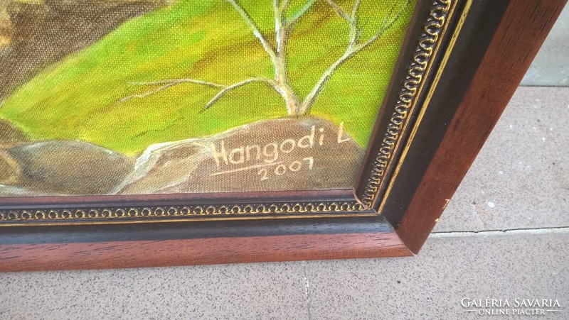 (K) beautiful Hangod painting 86x66 cm