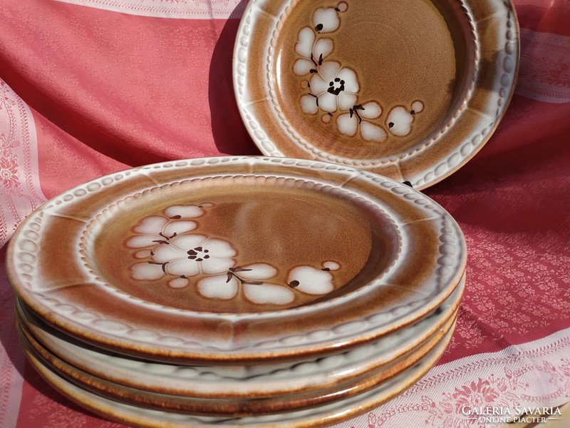 Beautiful ceramic large flat serving bowl, plate