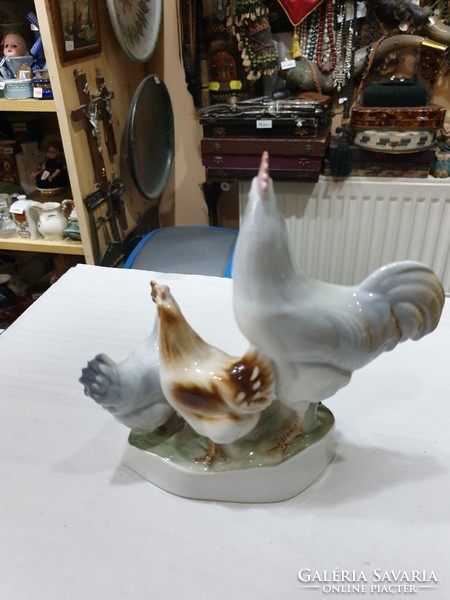 Zsolnay porcelán kakas 