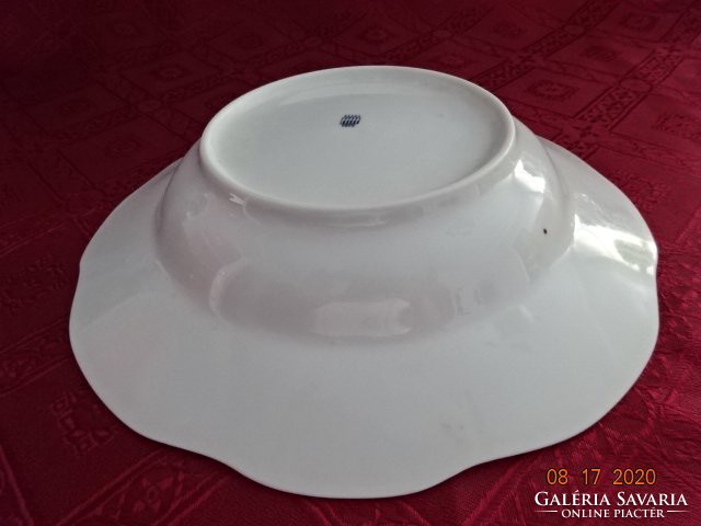 Zsolnay porcelán tollazott mélytányér, használt. Vanneki!