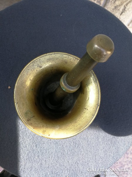 Antique apothecary mortar, special piece! A rare form!
