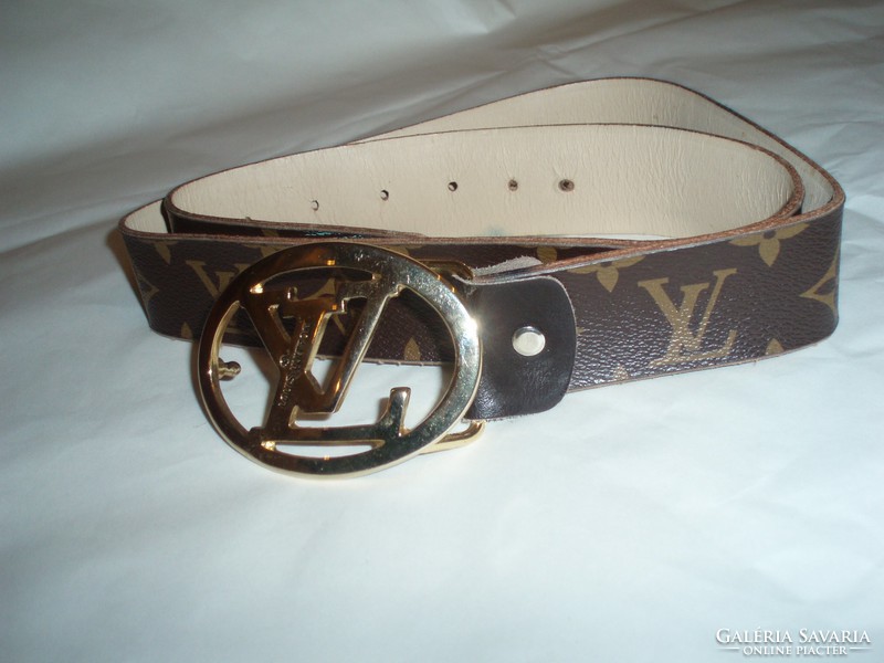 Lv women's leather belt