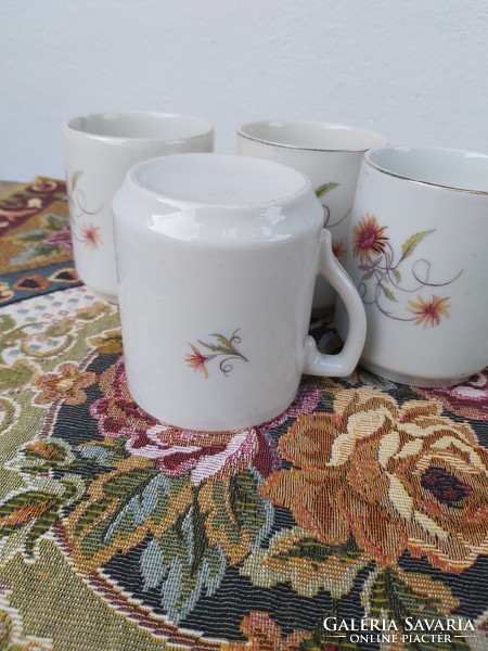 4 rare drasce mugs with beautiful patterns, mugs, pieces of nostalgia