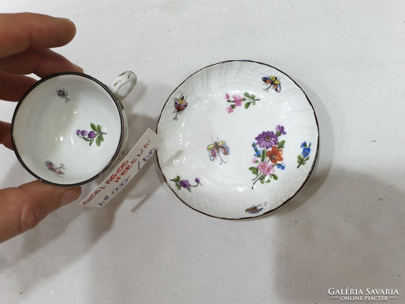 Szalagos Herendi kávés csésze 