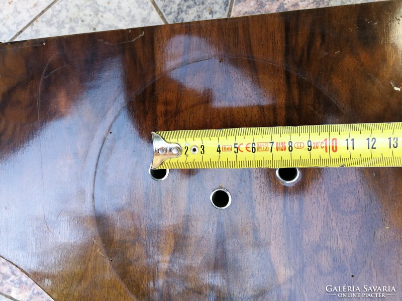 Quarter percussion table clock case, box in good condition! Wooden clock case!