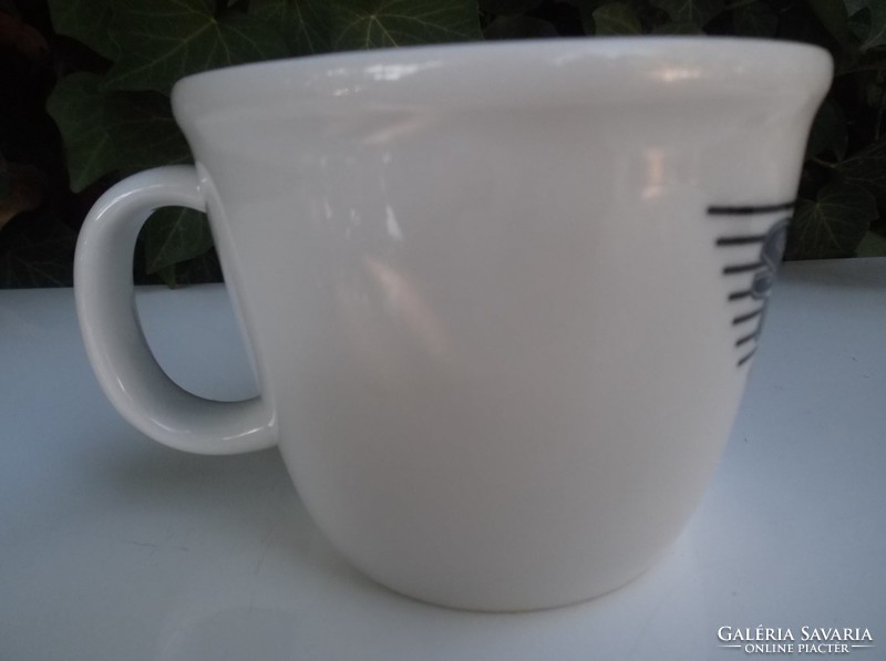 Mug - marked - 3.5 dl - German - porcelain - beautiful - flawless