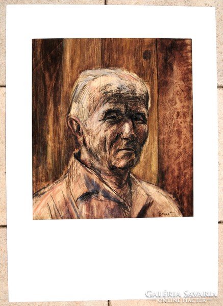 Silver George (1935-2017): portrait of a man