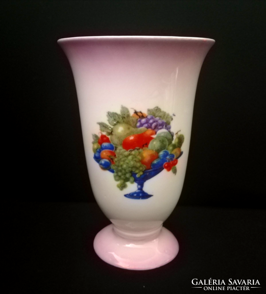 Rare! Old quarry drasche porcelain vase