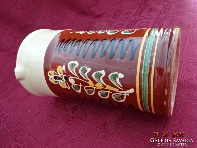 Hungarian ceramic jug, height 21 cm. He has!