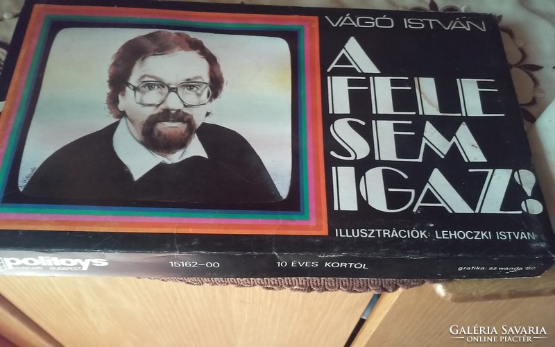 Rare board game with papers!!! István Vágó: not even half of it is true!