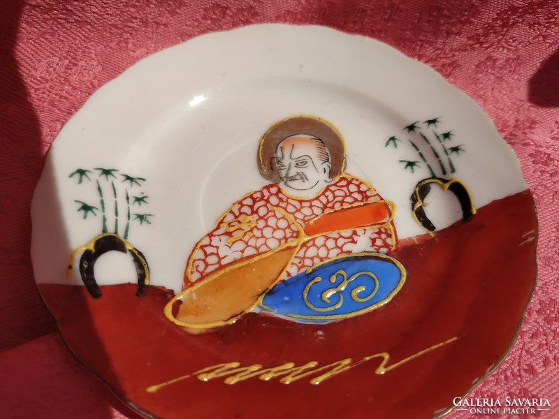 Antik japán porcelán gyűrűs tányér