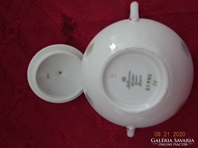 Seltmann Bavarian German porcelain sugar bowl. He has!