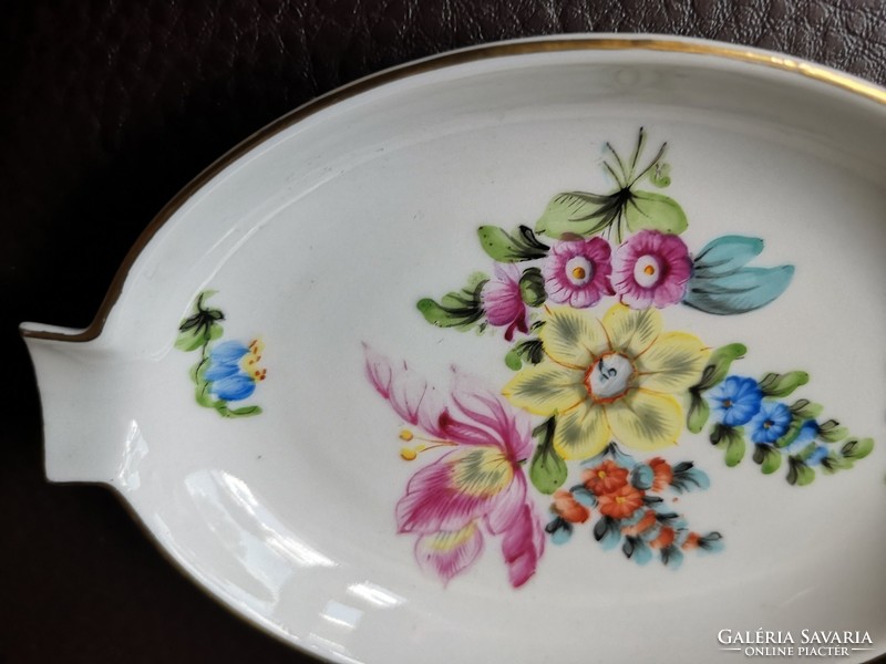 Herend floral ashtray 1958, perfect