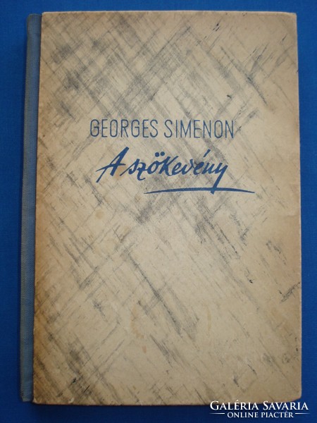 Georges Simenon - A szökevény (Révai 1944)