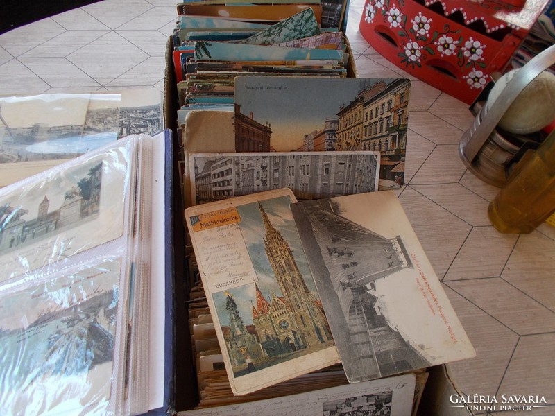Budapest régi képeslapok,  350 db régi + 500 db új