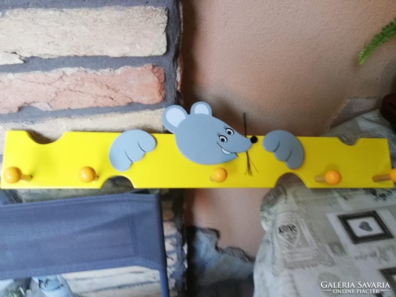 Mouse wooden hanger 60 cm