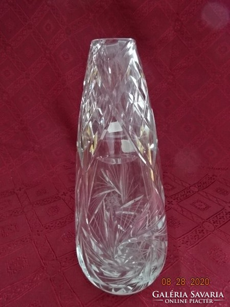 German lead crystal vase, height 25 cm. He has!