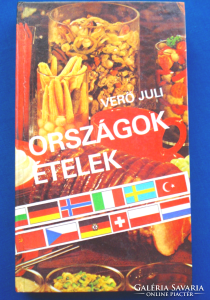 Verő juli - countries, food (selection of food from 21 European countries in 1985)