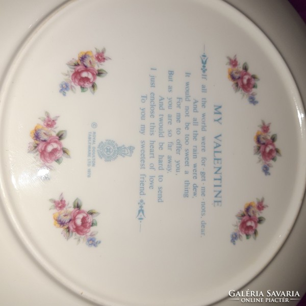 Royal Doulton Angol porcelán dísztányér