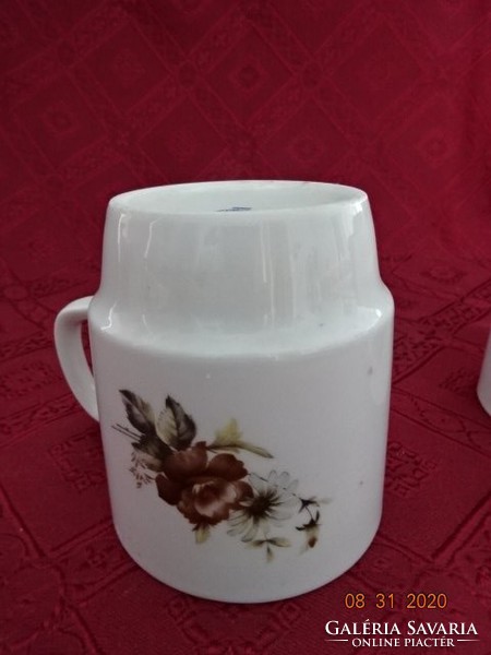 Alföldi porcelain mug with a rose pattern. He has!