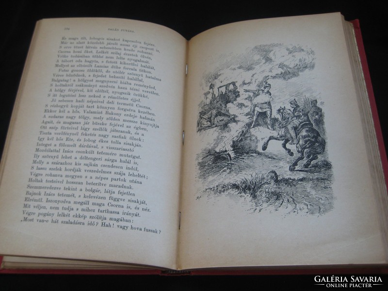 Vörösmarthy : Zalán futása  1886  Rudnyánszky  nyomda , nagyon megkímélt szép állapot