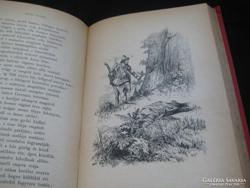 Vörösmarthy : Zalán futása  1886  Rudnyánszky  nyomda , nagyon megkímélt szép állapot