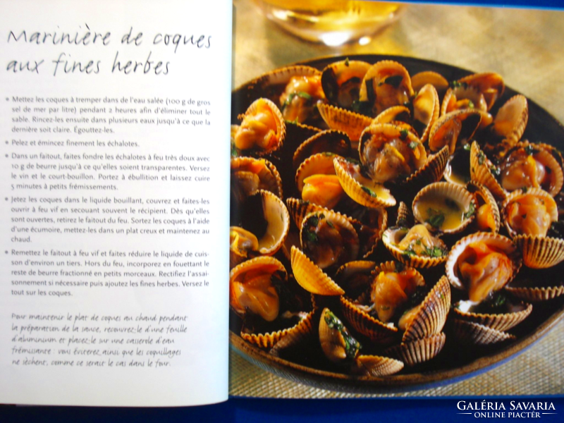 Fruits de mer / A tenger gyümölcsei (tengeri ételek receptjei 96 oldalon, Larousse 2006)