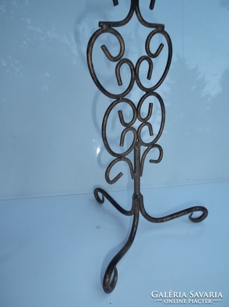 Candle holder - 2 pcs. - 30 X 16 cm - antique - flawless
