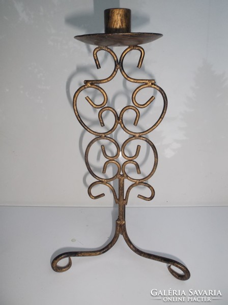 Candle holder - 2 pcs. - 30 X 16 cm - antique - flawless