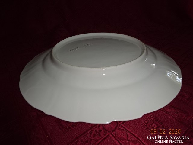 Haas & czjzek Czechoslovak porcelain, antique round meat bowl, diameter 31 cm. He has!