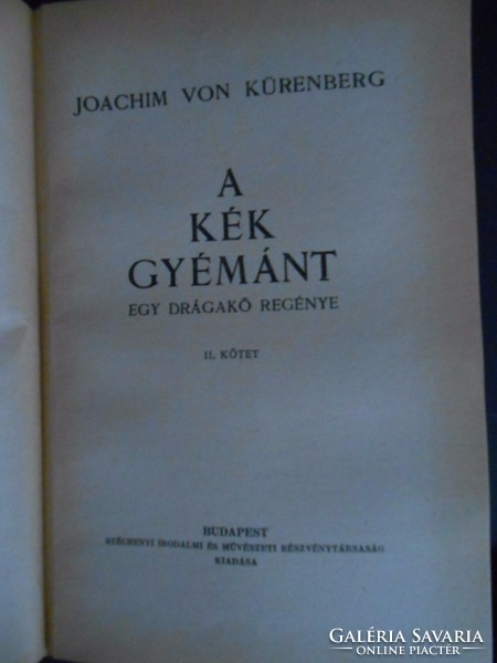Joachim von Kürenberg: A kék gyémánt