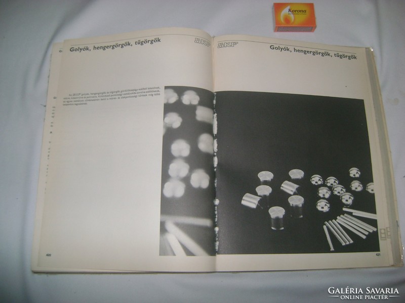 SKF katalógus - csapágyak - retro könyv