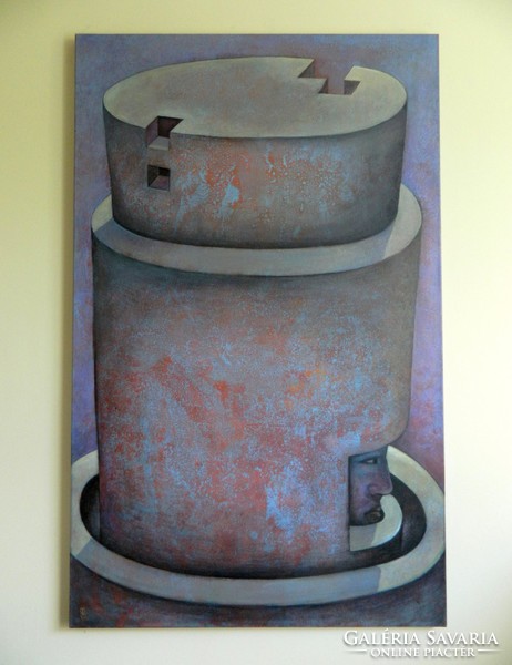 József Szurcsik - observer / 2006 / 120x75cm / oil / acrylic / canvas