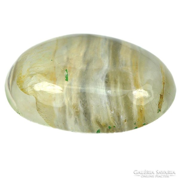 Real, 100% product. Special multi-color moss quartz gemstone 10.44ct - st. (Near translucent)