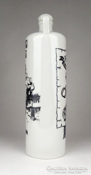 1B724 Nagyméretű porcelán pálinkás butella 27 cm