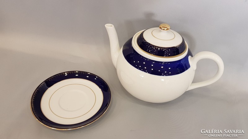 Zsolnay tea pot + 1 small plate