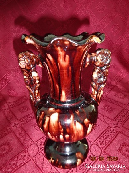 German porcelain, two-handled vase, height 17 cm. He has!