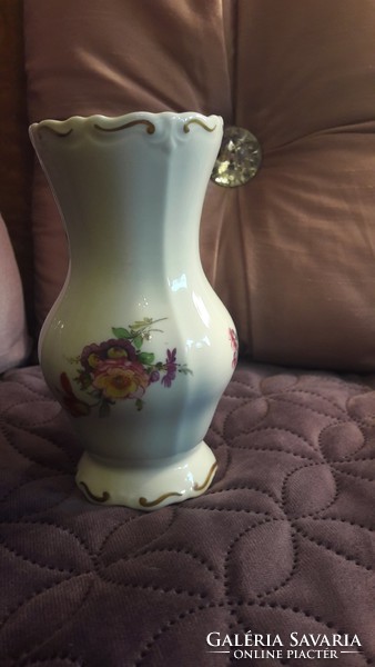 Antique Weimar Floral Porcelain Vase 306.