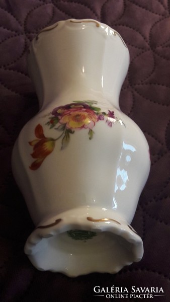 Antik weimari virágos porcelán váza 306.