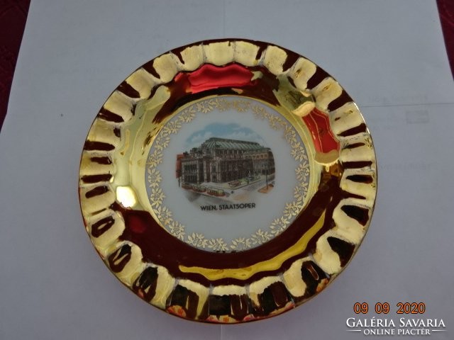 Egro wien German porcelain ashtray, diameter 11.5 cm. Wien, Staatsoper. He has!