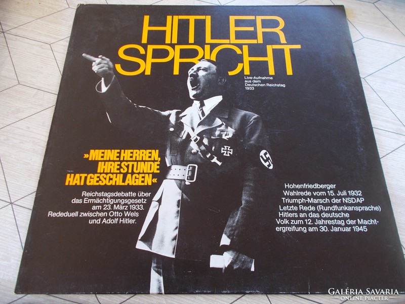 WW2, disc, hitler sprecht, 1933.