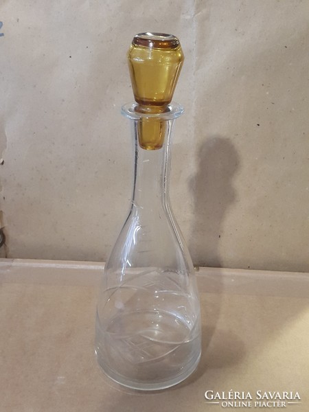Régi boros üveg, hibátlan állapotban, 20 cm magas, 8 cm átmérő