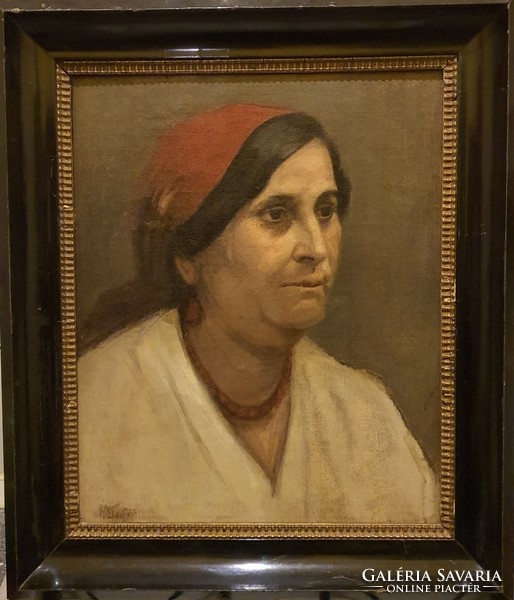 Ismeretlen festő- Női portré