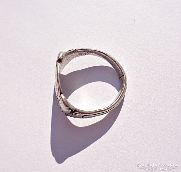 13 Lat monogram antique ring