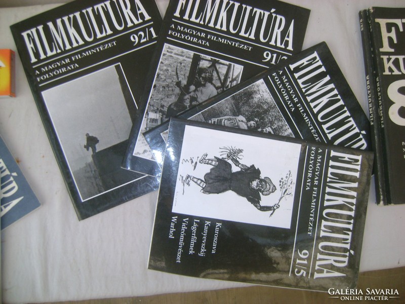 Filmkultúra folyóirat tizenhárom darab - 1980-1990-es évekből