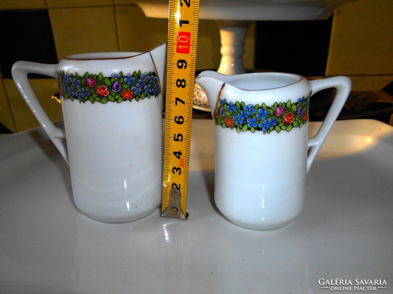 2 pcs eichwald porcelain spout, jug together - the price is for 2 pcs